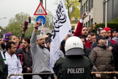 Demo Pro NRW Rat der Muslime: Noch ist alles friedlich Foto: Roland KOhls
